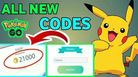 pokemon go promo codes